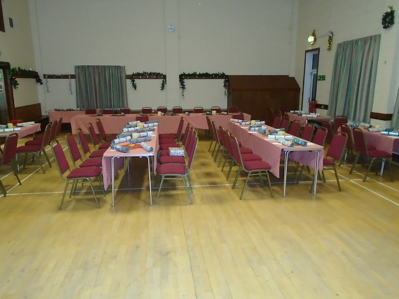 Broadway village hall - seating arrangement
